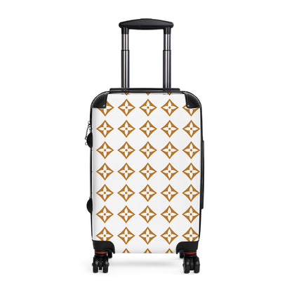 Flower Suitcase, Floral Expendable Luggage, Trendy Carry-On Bag