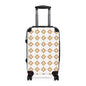 Flower Suitcase, Floral Expendable Luggage, Trendy Carry-On Bag