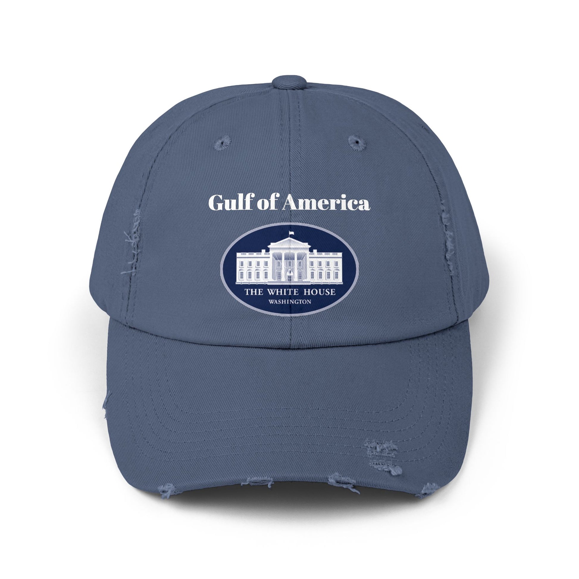 Distressed Cap, Gulf of America, USA Gift Cap, Protect Panama Gulf