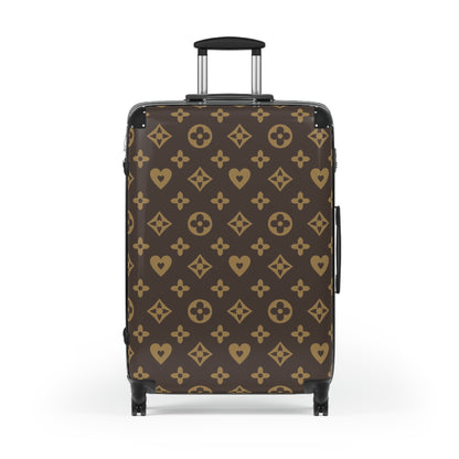 Flower Suitcase, Expendable Luggage, Trendy Carry-On Bag, Weekender