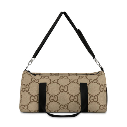 GG Luxury Design Duffel Bag - Designer Travel Bag, Stylish Gym Sack, Trendy