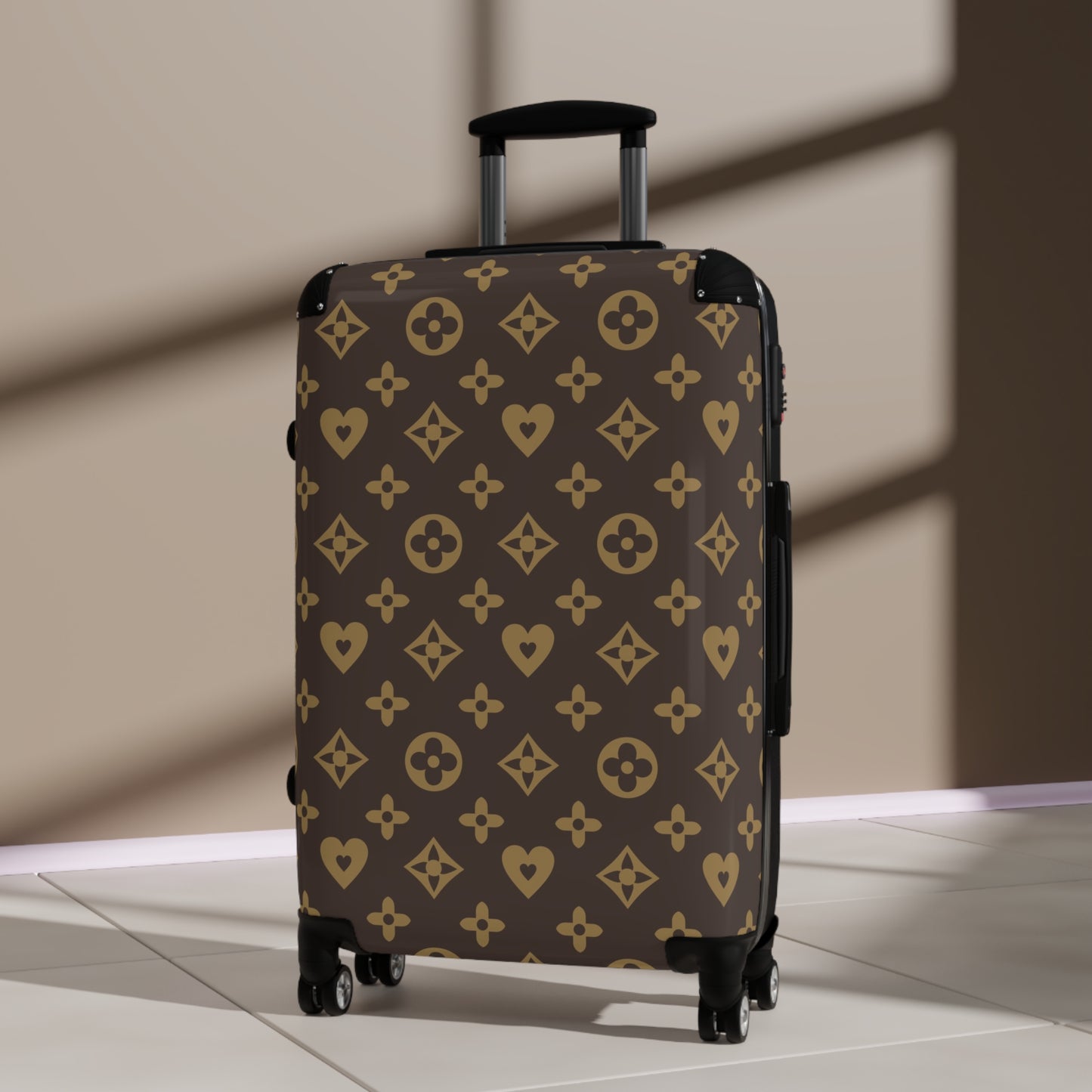 Flower Suitcase, Expendable Luggage, Trendy Carry-On Bag, Weekender