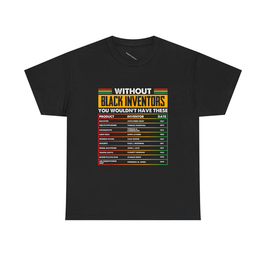 Afro America Black Inventors Retro T-Shirt, Melanin, Pride, BLM, Black History