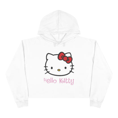 Hello Kitty Crop Top Hoodie Long Sweater