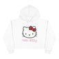 Hello Kitty Crop Top Hoodie Long Sweater