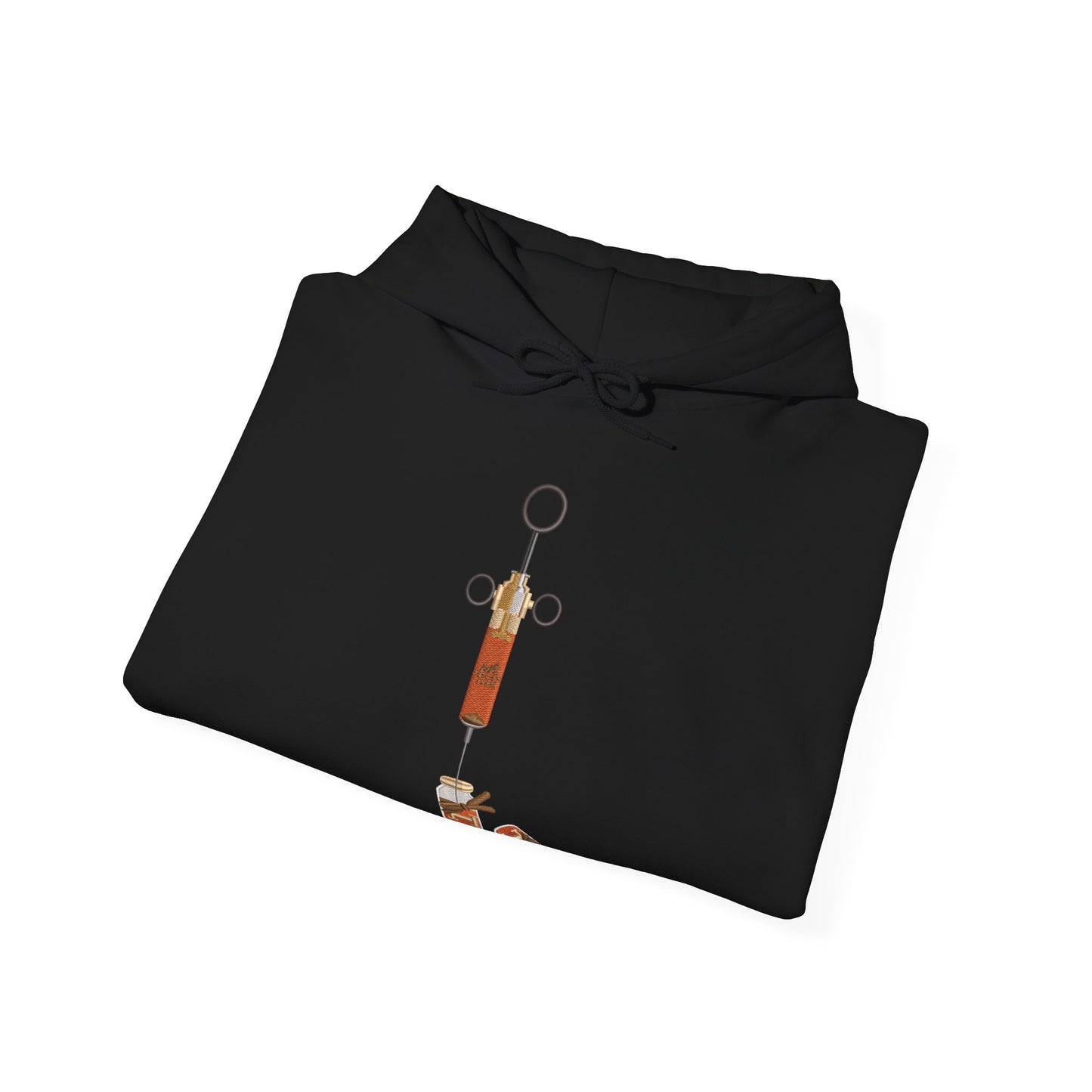 Syringe Fashion Design Hooded Sweatshirt Unisex Heavy Blend™