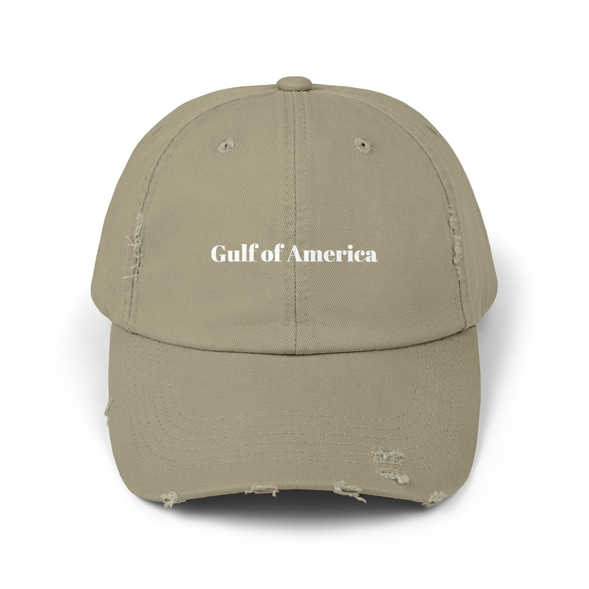 Distressed Cap, Gulf of America, USA Gift Hat, Protect Gulf