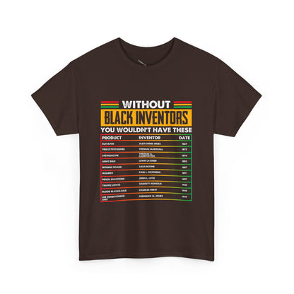 Afro America Black Inventors Retro T-Shirt, Melanin, Pride, BLM, Black History