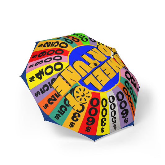 Wheel of Fortune Game Show Umbrella, Fun TV Show Fan Gift, Folding Umbrella