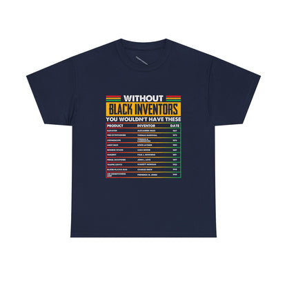 Afro America Black Inventors Retro T-Shirt, Melanin, Pride, BLM, Black History