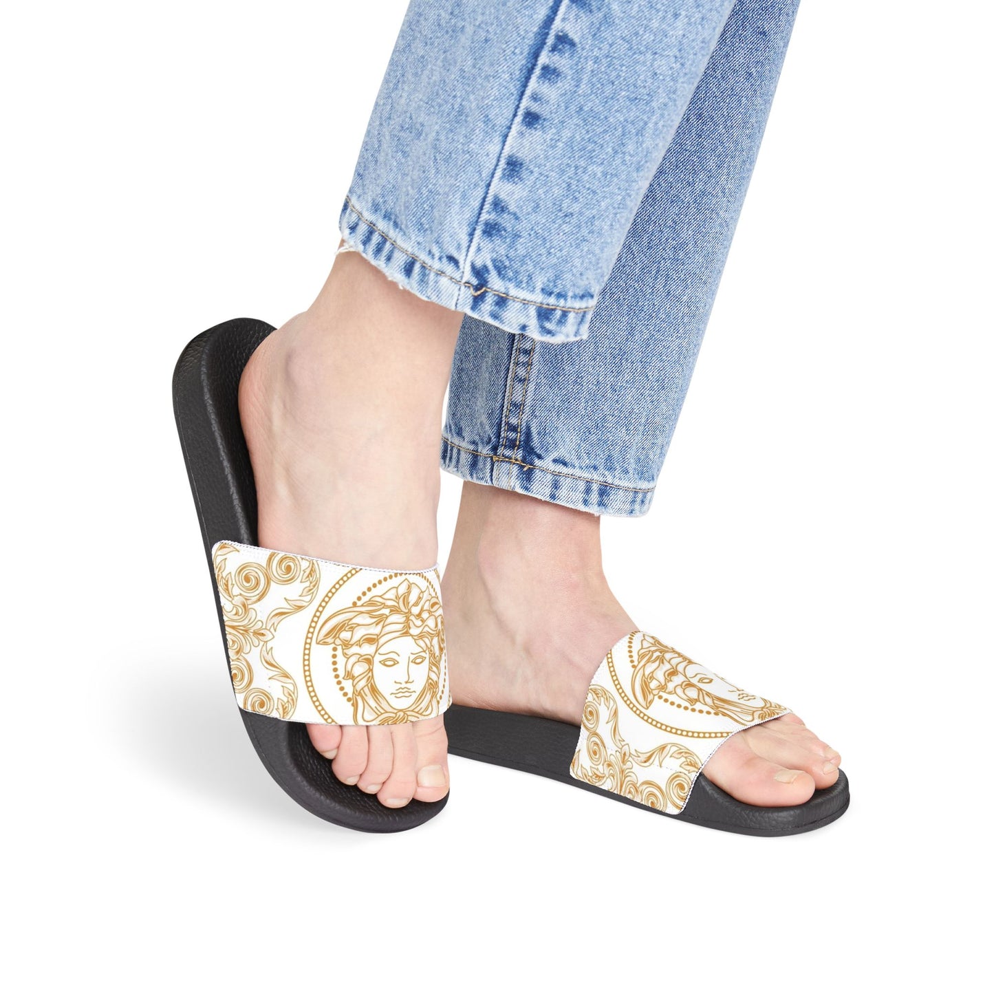 Sandals, Medusa Unisex Removable-Strap Sandals in Various Sizes, Summer
