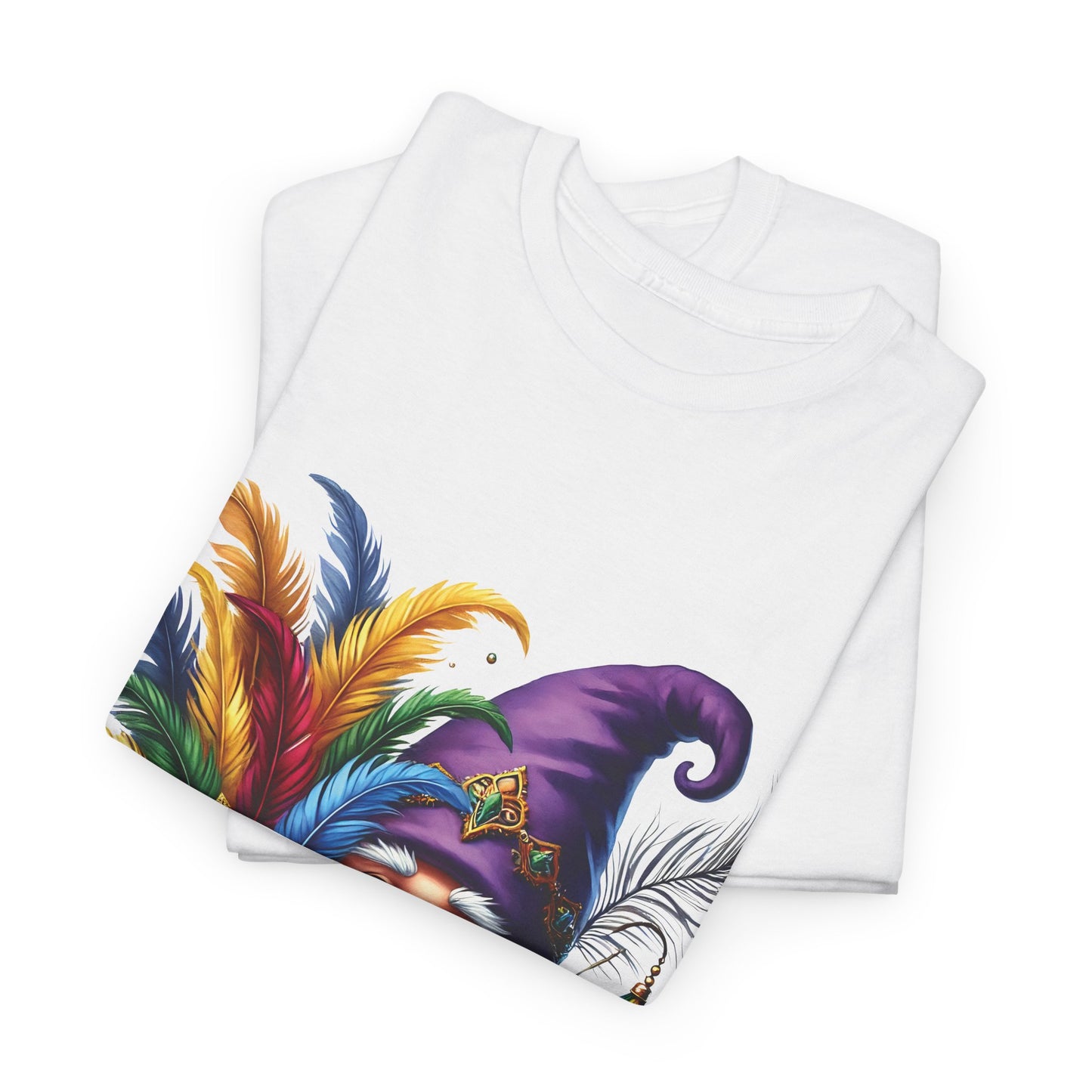 Mardi Gras Gnomes Graphic T-Shirt, Unisex Carnival Tee, Carnival
