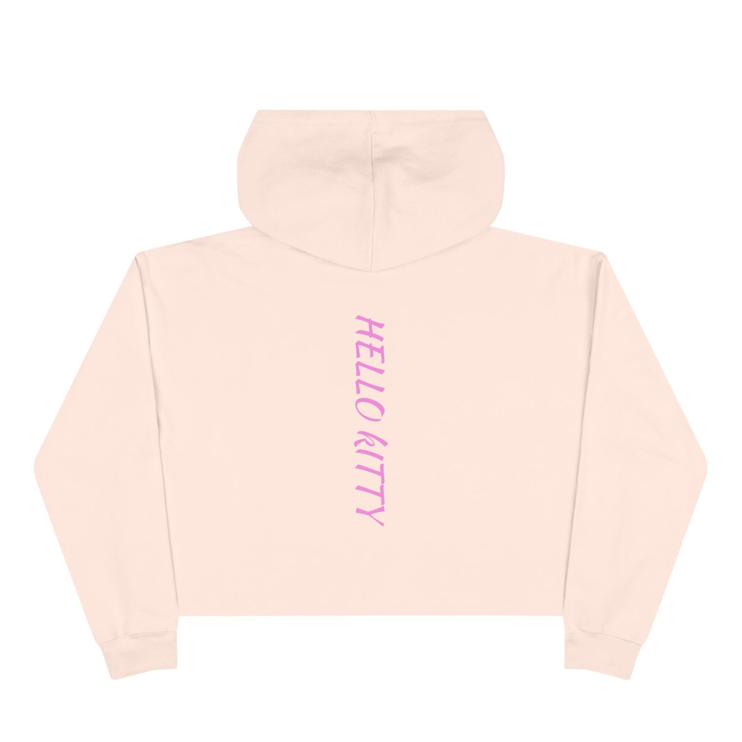 Hello Kitty Crop Top Hoodie Long Sweater