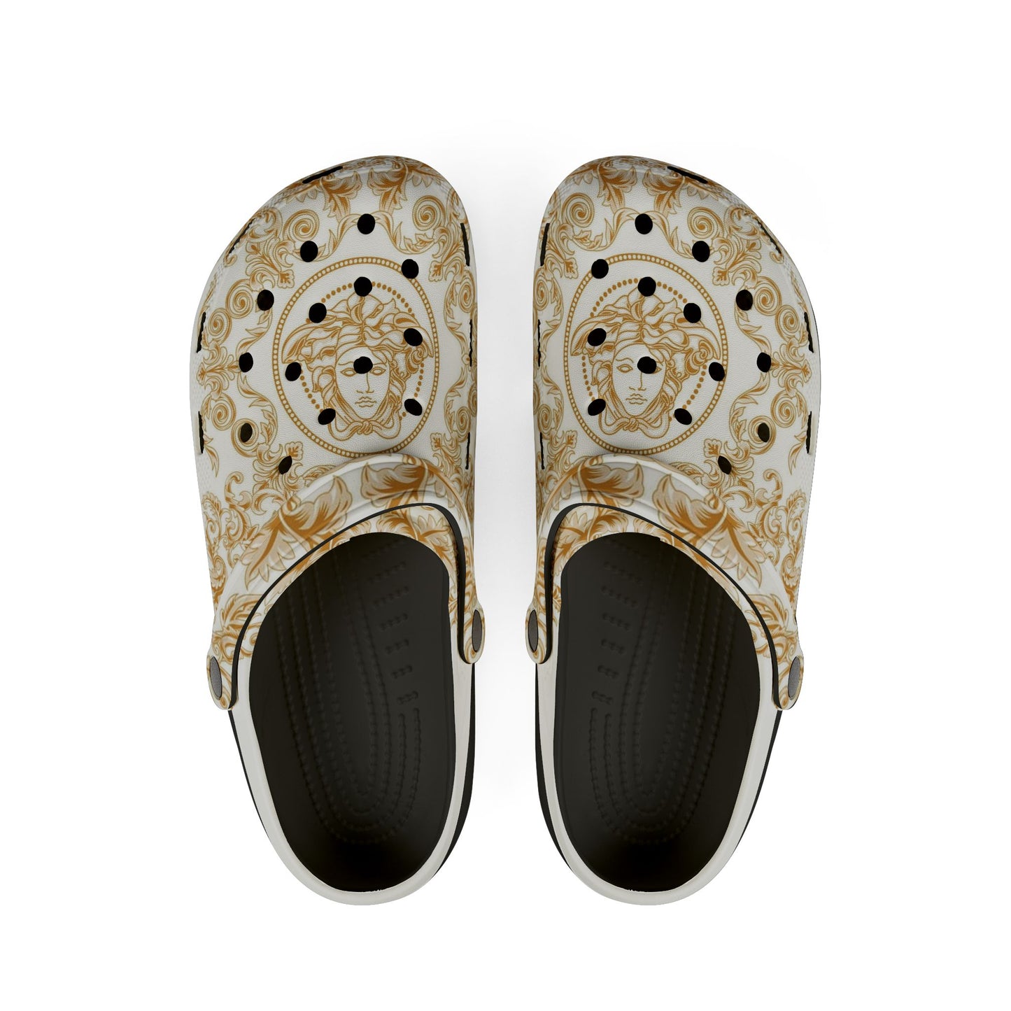 Medusa Clogs, Unisex Shoes, Greek Mythology Footwear, Fashion Slip-Ons