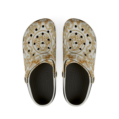 Medusa Clogs, Unisex Shoes, Greek Mythology Footwear, Fashion Slip-Ons