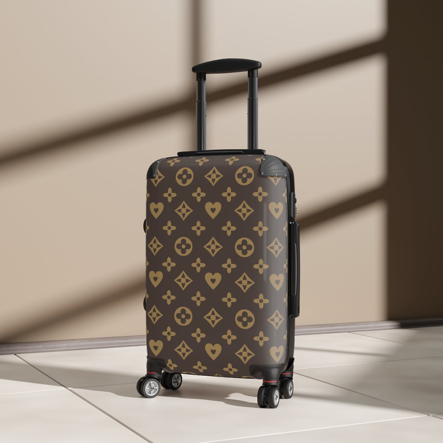 Flower Suitcase, Expendable Luggage, Trendy Carry-On Bag, Weekender