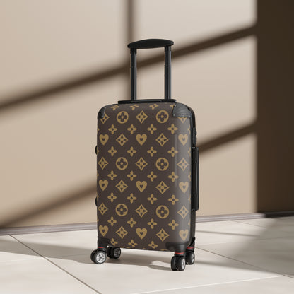 Flower Suitcase, Expendable Luggage, Trendy Carry-On Bag, Weekender