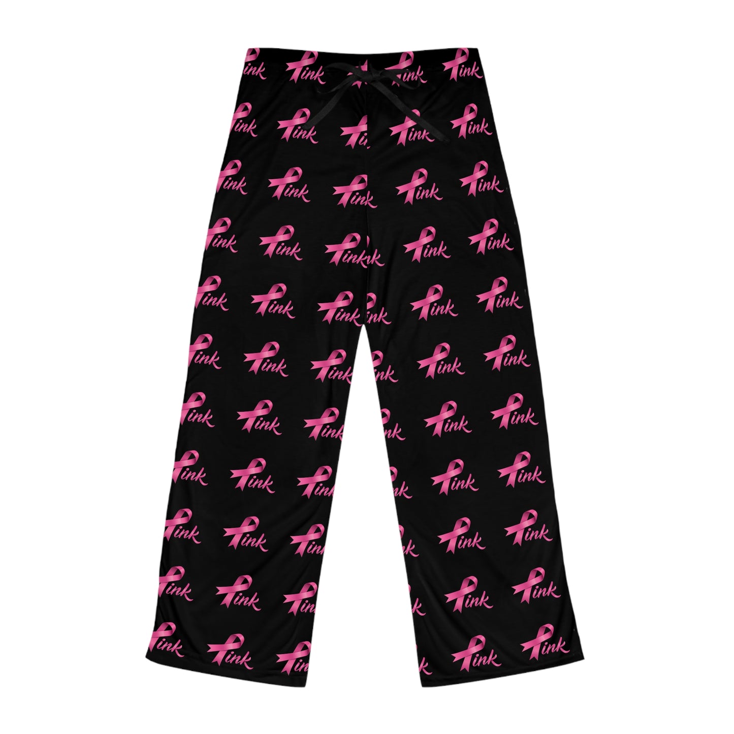 Pink Ribbon Breast Cancer Awareness Women's Pajama Pants