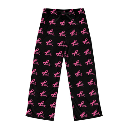 Pink Ribbon Breast Cancer Awareness Women's Pajama Pants
