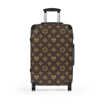 Flower Suitcase, Expendable Luggage, Trendy Carry-On Bag, Weekender
