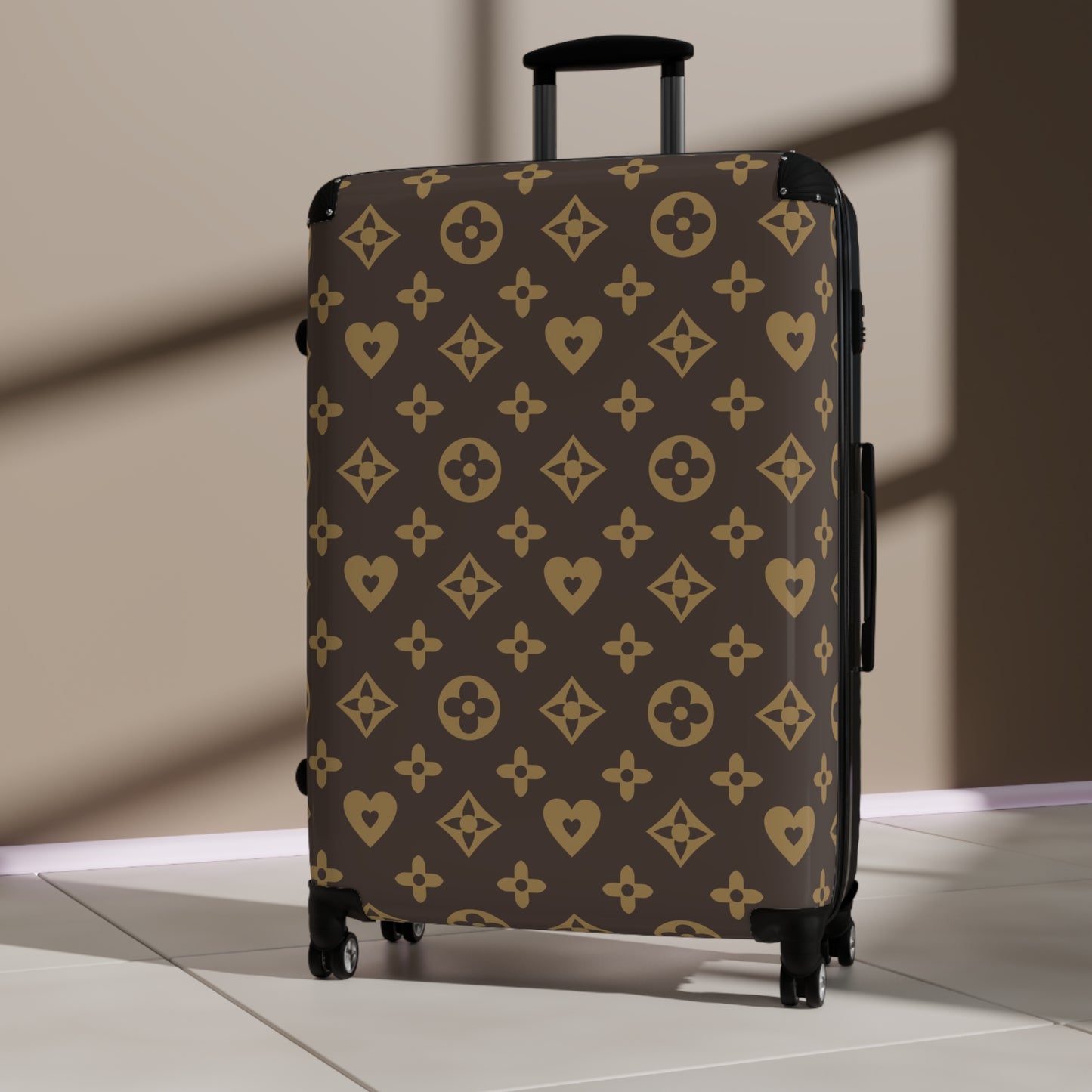 Flower Suitcase, Expendable Luggage, Trendy Carry-On Bag, Weekender