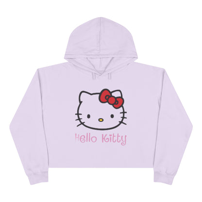 Hello Kitty Crop Top Hoodie Long Sweater