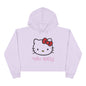 Hello Kitty Crop Top Hoodie Long Sweater