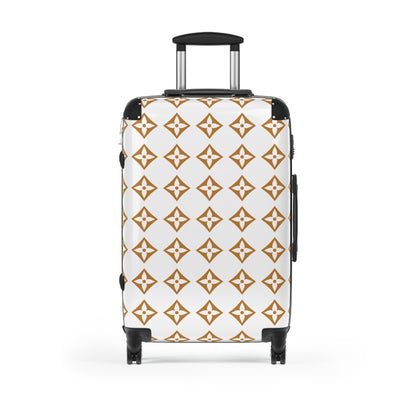 Flower Suitcase, Floral Expendable Luggage, Trendy Carry-On Bag