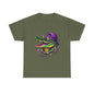 Mardi Gras New Orleans Alligator Graphic T-Shirt, New Orleans Fans, Swamp, Bayou