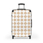 Flower Suitcase, Floral Expendable Luggage, Trendy Carry-On Bag