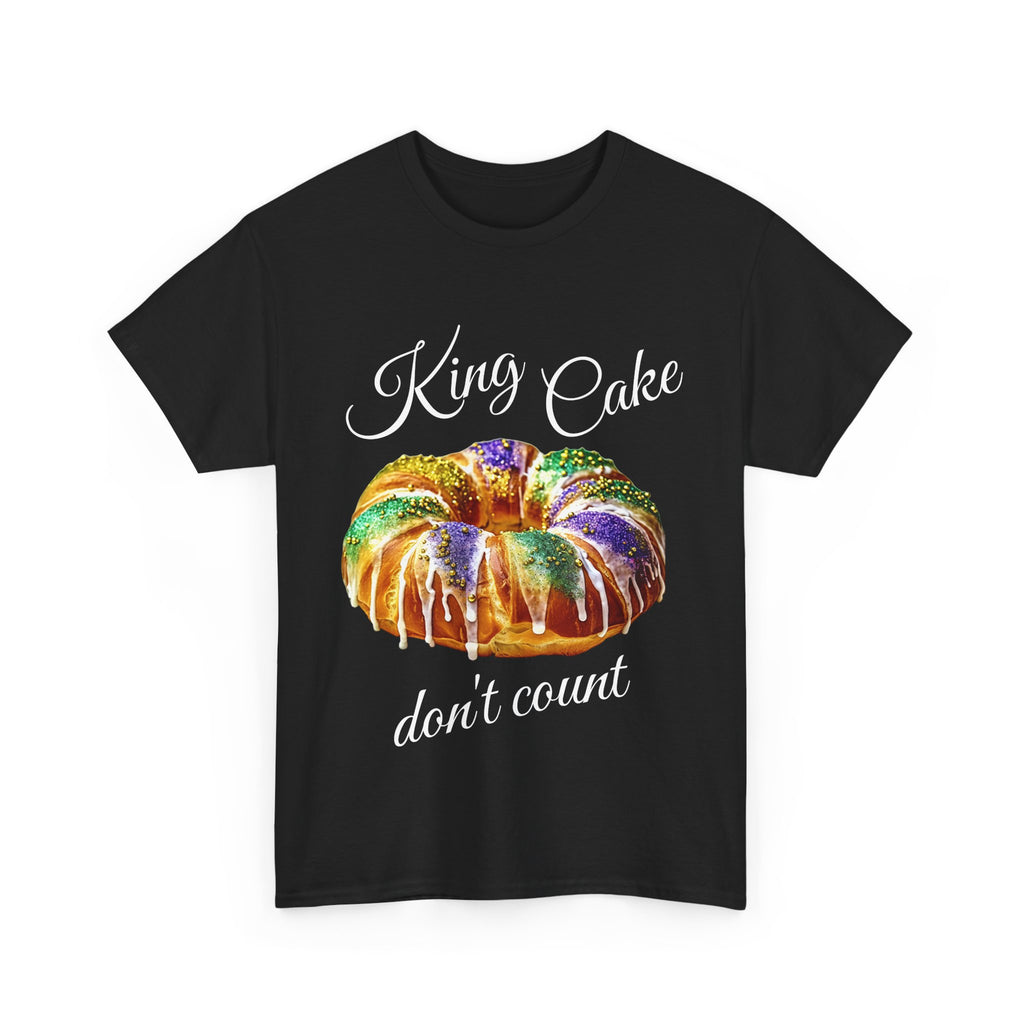 Mardi Gras King Cake Don't Count Graphic T-Shirt, Unisex Carnival T-Shirt,