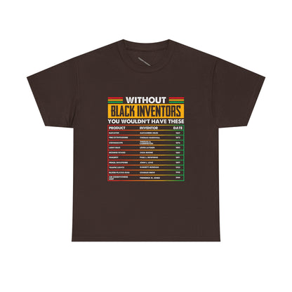 Afro America Black Inventors Retro T-Shirt, Melanin, Pride, BLM, Black History
