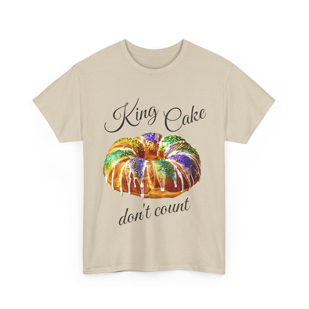 Mardi Gras King Cake Don't Count Graphic T-Shirt, Unisex Carnival T-Shirt,