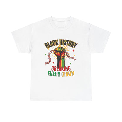 American Black History Graphic Fist Retro T-Shirt, Melanin, Pride, Unisex, BLM