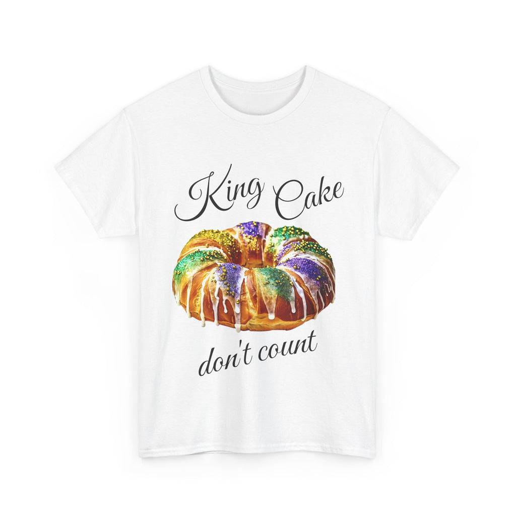 Mardi Gras King Cake Don't Count Graphic T-Shirt, Unisex Carnival T-Shirt,
