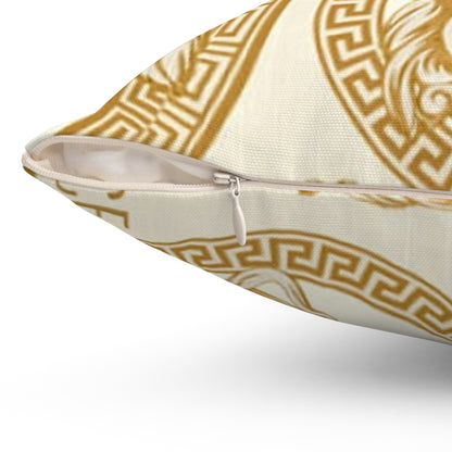 Medusa Polyester Square Pillow