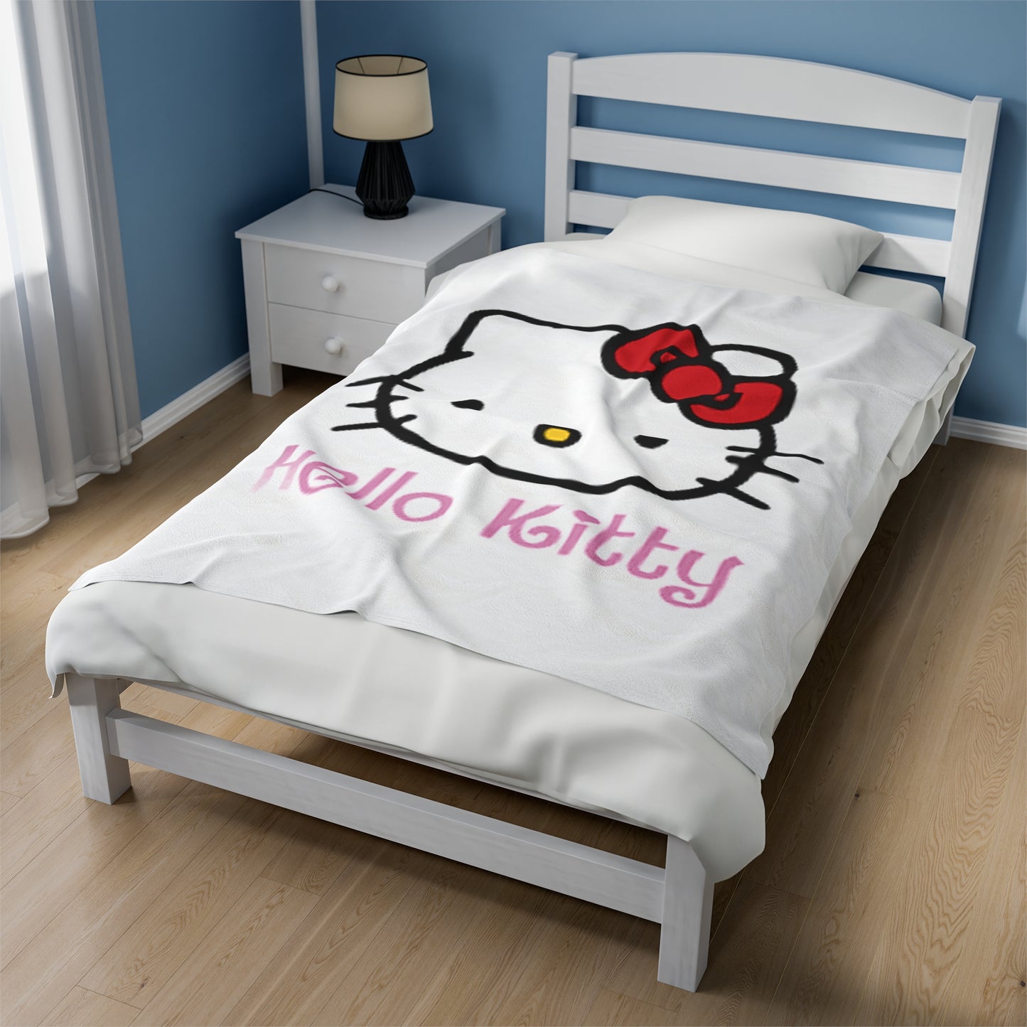 Hello Kitty Velveteen Plush Blanket