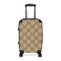 GG Brown Carry On Travel Suitcase, Carry On, Weekender, Luggage