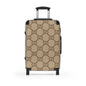 GG Brown Carry On Travel Suitcase, Carry On, Weekender, Luggage