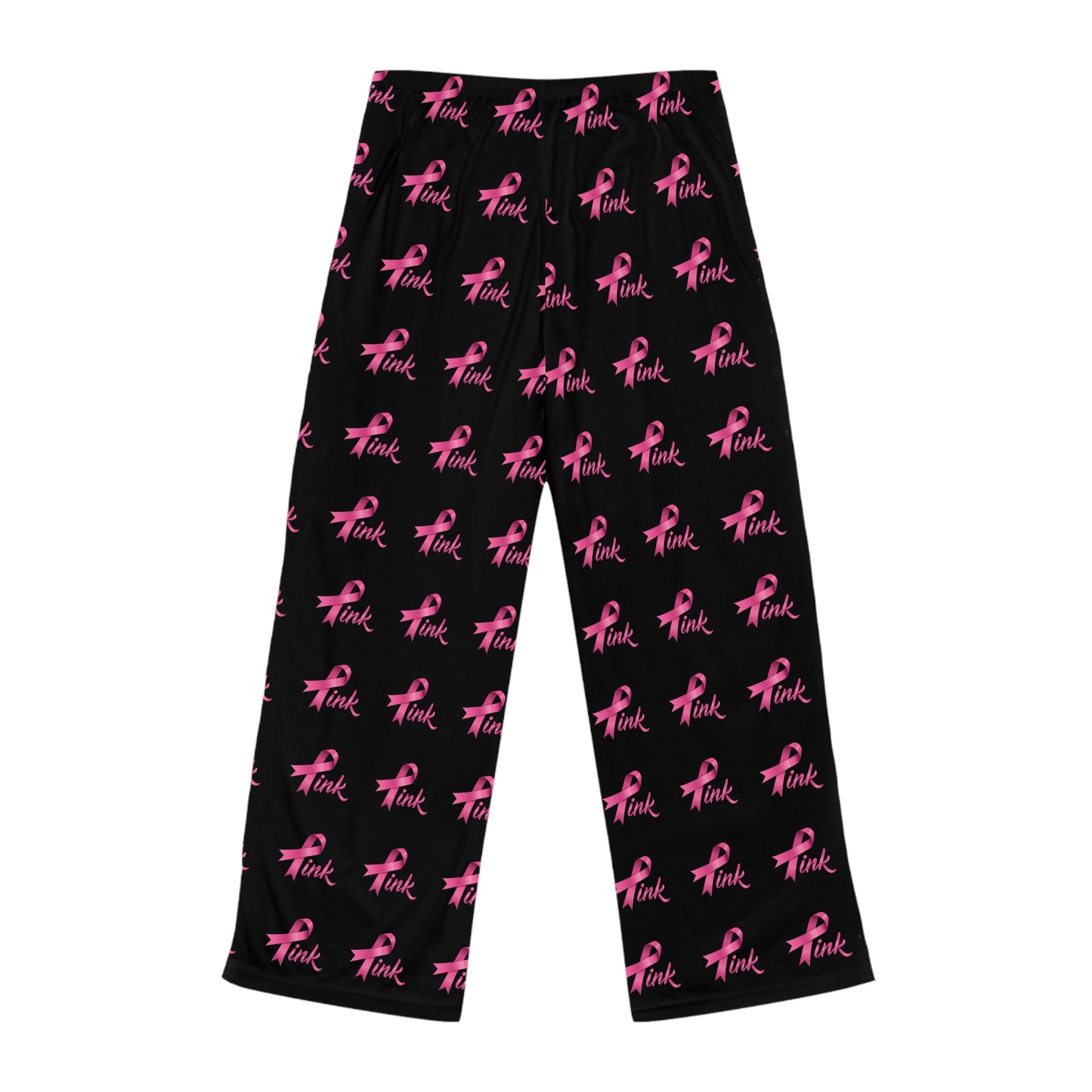 Pink Ribbon Breast Cancer Awareness Women's Pajama Pants
