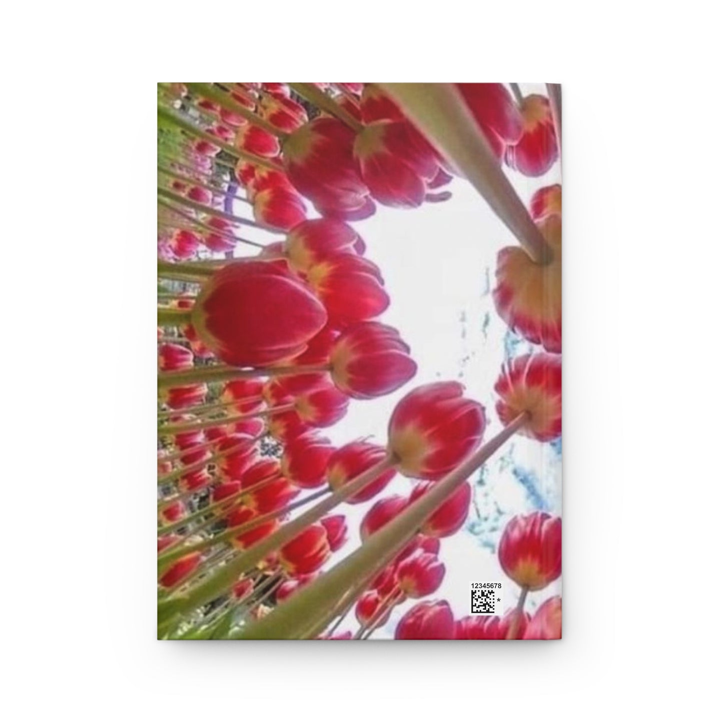 Field of Tulips Hardcover Journal Book Matte