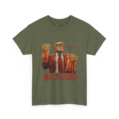 Political Graphic T-Shirt, Donald Trump, Mac Daddy President Trump, McDonald's