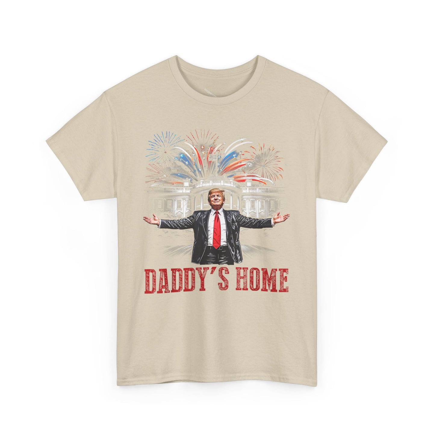 Political Graphic Tee, Daddy's Home Trump 45th 47th President, Unisex Shirt, Pro