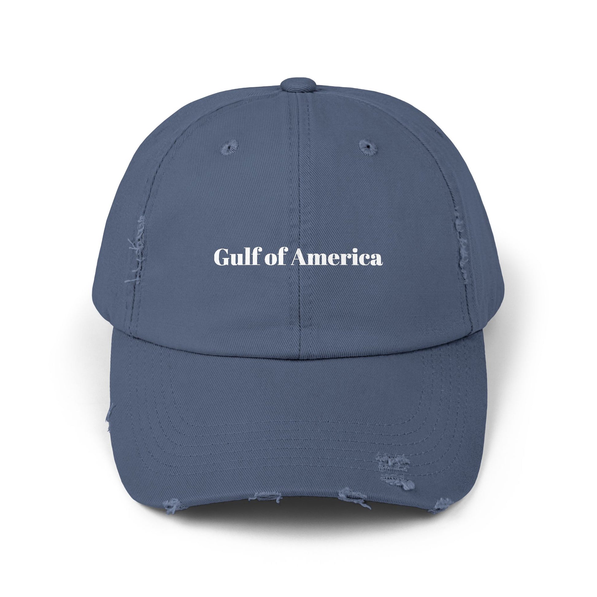 Distressed Cap, Gulf of America, USA Gift Hat, Protect Gulf